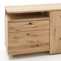 150 Cm Breite TV Kommode In Eiche Bianco - Crokas -Lana Sales 150 cm breite tv kommode in eiche bianco 3 tuerig crokas 04