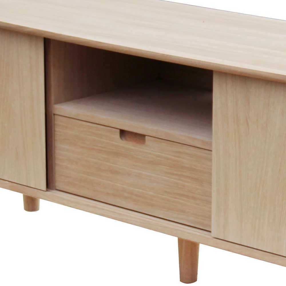 150 Cm Breites Retro TV Board In Eiche - Saimoon 5 150 Cm Breites Retro TV Board In Eiche - Saimoon – Bild 3