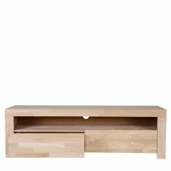 150x46x44 TV Lowboard Aus Eiche Massivholz - Villaro -Lana Sales 150x46x44 tv lowboard aus eiche massivholz mit zwei schubladen fach villaro 03