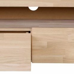 150x46x44 TV Lowboard Aus Eiche Massivholz - Villaro -Lana Sales 150x46x44 tv lowboard aus eiche massivholz mit zwei schubladen fach villaro 05