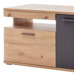 150x55x50 Fernseher Schrank Zweifarbig - Vecenda -Lana Sales 150x55x50 fernseher schrank zweifarbig in eichefarben grau vecenda 04