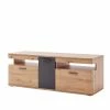 150x55x50 Fernseher Schrank Zweifarbig - Vecenda 1 150x55x50 Fernseher Schrank Zweifarbig - Vecenda -Lana Sales 150x55x50 fernseher schrank zweifarbig in eichefarben grau vecenda f