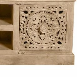 150x60x40 Holz Lowboard Mit Ornamenten - Runiasa -Lana Sales 150x60x40 holz lowboard mit ornamenten im vintage landhaus stil runiasa 05