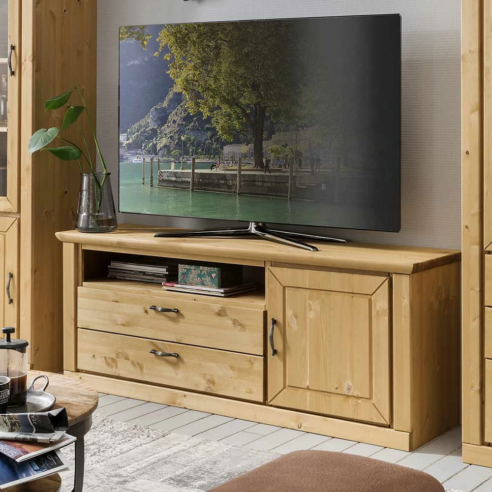 152x59x42 TV Board Aus Kiefernholz - Nievra 5 152x59x42 TV Board Aus Kiefernholz - Nievra – Bild 3