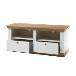 152x64x52 TV Board Im Country Style - Diatara -Lana Sales 152x64x52 tv board im country style mit 2 schubladen 2 faechern diatara 03