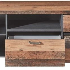 154x62x50 TV Element In Used Holz Dekor - Firodras -Lana Sales 154x62x50 tv element in used holz dekor und anthrazit firodras 04