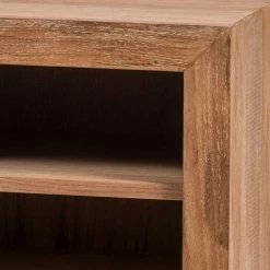 155x45x48 TV Lowboard Mit Antik Finish - Myons -Lana Sales 155x45x48 tv lowboard mit antik finish aus teak massivholz myons 04