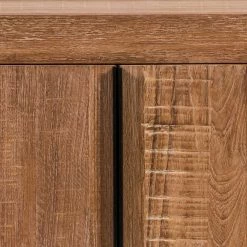 155x45x48 TV Lowboard Mit Antik Finish - Myons -Lana Sales 155x45x48 tv lowboard mit antik finish aus teak massivholz myons 05