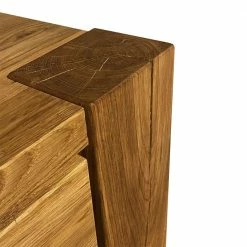 160cm TV Lowboard Aus Geölter Wildeiche - Slaraduva -Lana Sales 160cm tv lowboard aus geoelter wildeiche mit metallgriffen slaraduva 04