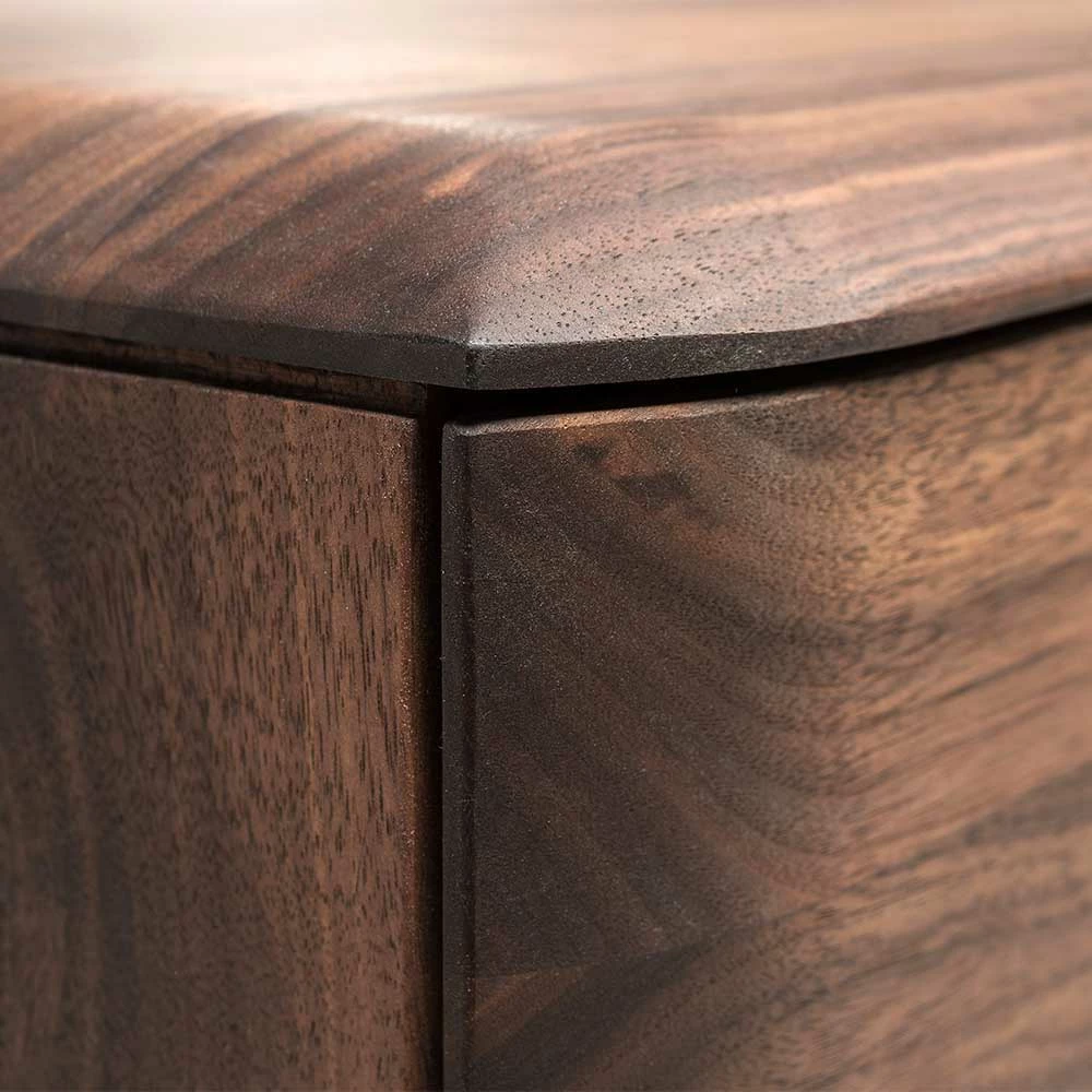 160x45x40 Retro TV Board Aus Nussbaum Massiv - Rivossa 7 160x45x40 Retro TV Board Aus Nussbaum Massiv - Rivossa – Bild 5