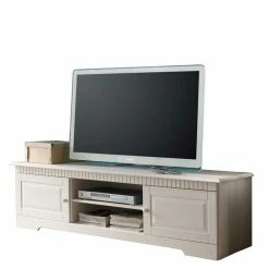 160x45x45 Landhaus TV-Schrank In Weiß - Julado