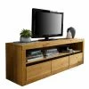 160x55x42 Kiefern TV Board Mit 3 Schubladen - Filedria -Lana Sales 160x55x42 kiefern tv board mit 3 schubladen fach in eichefarben filedria f