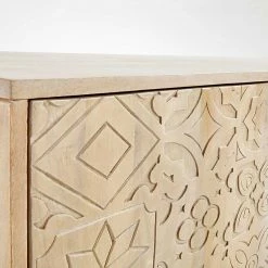 160x56x45 TV Lowboard Mit Schnitzerei - Cancun 7 160x56x45 TV Lowboard Mit Schnitzerei - Cancun -Lana Sales 160x56x45 tv lowboard mit schnitzerei in naturfarben aus mango akazie cancun 05