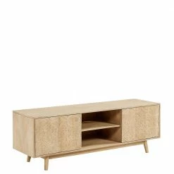 160x56x45 TV Lowboard Mit Schnitzerei - Cancun