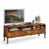 169x60x37 TV Phonotisch Mit Barock Design - Motiz -Lana Sales 169x60x37 tv phonotisch mit barock design in nussbaumfarben motiz 01