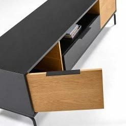 170x50x45 TV Lowboard Aus Metall & MDF - Dicunda 10 170x50x45 TV Lowboard Aus Metall & MDF - Dicunda -Lana Sales 170x50x45 tv lowboard aus metall mdf in schwarz eiche dicunda 03