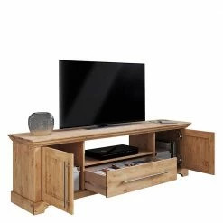 171x52x39 TV Lowboard Im Landhaus Stil - Noellisa -Lana Sales 171x52x39 tv lowboard im landhaus stil aus kiefer massivholz noellisa 03