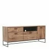 175x75x48 Cm Wohnzimmer Sideboard In Holzoptik - Xindus -Lana Sales 175x75x48 cm wohnzimmer sideboard in holzoptik mit metall grau xindus f