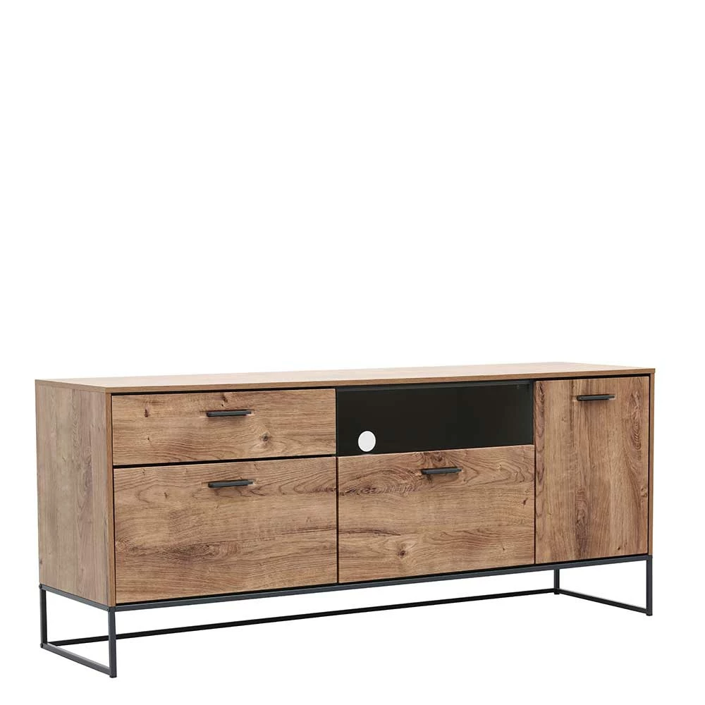 175x75x48 Cm Wohnzimmer Sideboard In Holzoptik - Xindus 3 175x75x48 Cm Wohnzimmer Sideboard In Holzoptik - Xindus