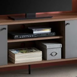 176x57x40 Skandi TV Lowboard In Grau & Walnuss - Nuies -Lana Sales 176x57x40 skandi tv lowboard in grau walnuss nachbildung nuies 03