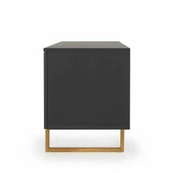 177x59x43 TV Unterschrank Im Skandi Design - Dravus -Lana Sales 177x59x43 tv unterschrank im skandi design in anthrazit eiche dravus 05