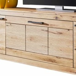 178cm Breiter Unterschrank Für Fernseher - Emigoa -Lana Sales 178cm breiter unterschrank fuer fernseher aus wildeiche in hell geoelt emigoa 03 1