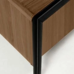 180x50x43 Lowboard In Walnuss & Schwarz - Aglio -Lana Sales 180x50x43 lowboard in walnuss schwarz mit drei tueren aglio 05