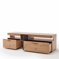 180x55x50 TV Unterschrank Zweifarbig - Vecenda -Lana Sales 180x55x50 tv unterschrank zweifarbig in eichefarben grau vecenda 02