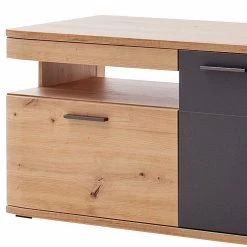 180x55x50 TV Unterschrank Zweifarbig - Vecenda -Lana Sales 180x55x50 tv unterschrank zweifarbig in eichefarben grau vecenda 04