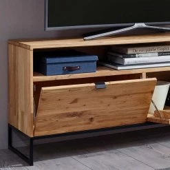 180x57x40 TV Lowboard Mit Viel Stauraum - Varzado -Lana Sales 180x57x40 tv lowboard mit viel stauraum aus wildeiche metall varzado 03