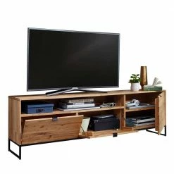 180x57x40 TV Lowboard Mit Viel Stauraum - Varzado -Lana Sales 180x57x40 tv lowboard mit viel stauraum aus wildeiche metall varzado 05