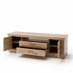 180x60x55 Lowboard Für Fernseher Aus MDF - Wykina -Lana Sales 180x60x55 lowboard fuer fernseher aus mdf in eiche holznachbildung wykina 02