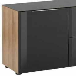 181x54x40 Designer Lowboard In Anthrazit Glas - Scremma -Lana Sales 181x54x40 designer lowboard in anthrazit glas eiche nachbildung scremma 03