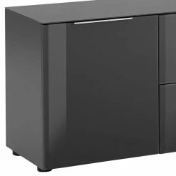 181x54x40 Lowboard In Anthrazit Mit Glasbeschichtung - Noliesda -Lana Sales 181x54x40 lowboard in anthrazit mit glasbeschichtung metallgriffen noliesda 03