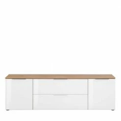 181x55x40 TV Element Modern In Weiß Glas - Ayfuna 11 181x55x40 TV Element Modern In Weiß Glas - Ayfuna -Lana Sales 181x55x40 tv element modern in weiss glas und eiche optik ayfuna 03
