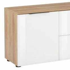 181x55x40 TV Element Modern In Weiß Glas - Ayfuna 12 181x55x40 TV Element Modern In Weiß Glas - Ayfuna -Lana Sales 181x55x40 tv element modern in weiss glas und eiche optik ayfuna 04