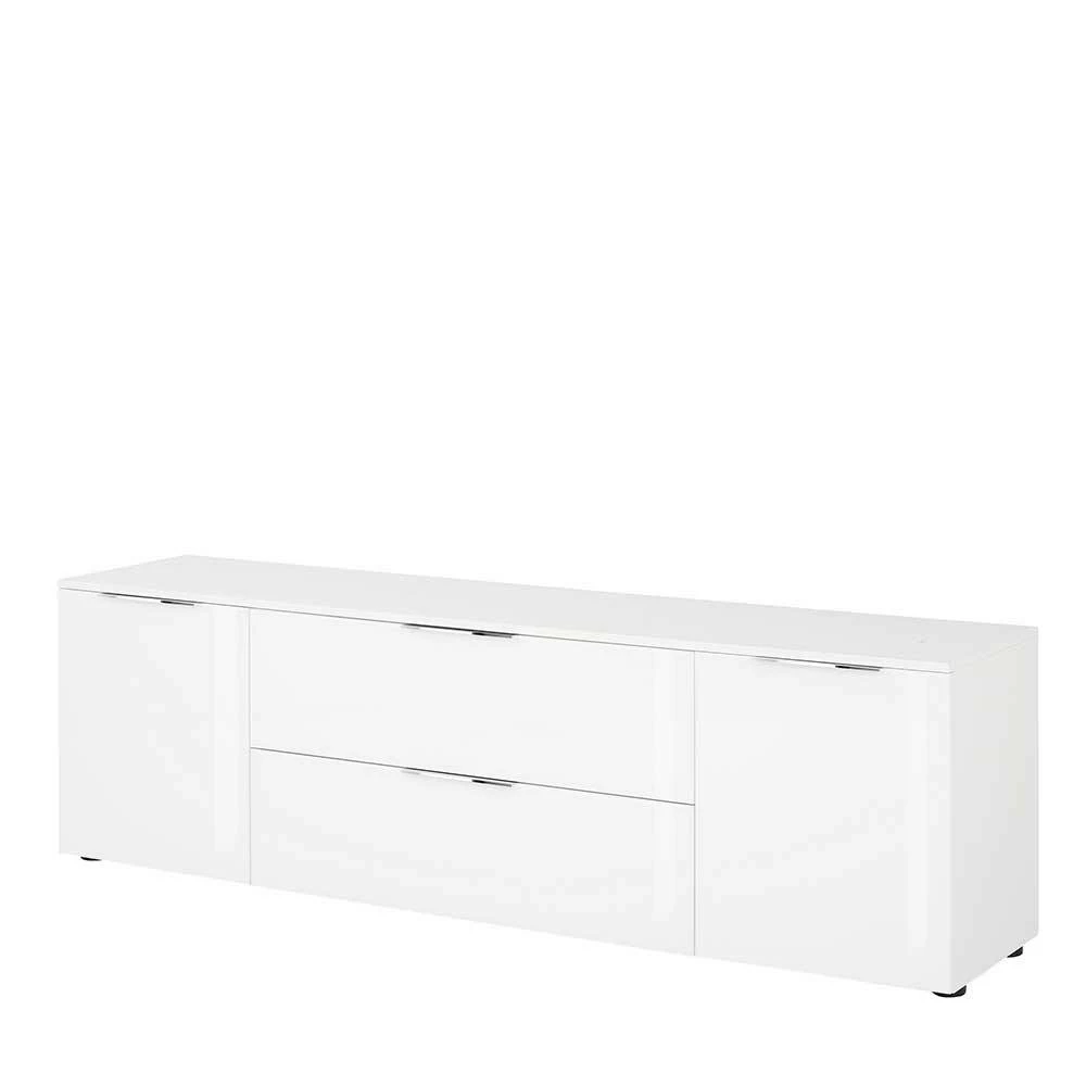181x55x40 TV Phonoschrank In Weiß - Onstruda 3 181x55x40 TV Phonoschrank In Weiß - Onstruda