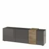 181x59x44 Hochglanz TV Unterschrank In Grau - Eracosta
