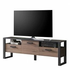 181x63x44 Breites TV Board Modern - Dudleys 10 181x63x44 Breites TV Board Modern - Dudleys -Lana Sales 181x63x44 breites tv board modern in nussbaum holzoptik schwarz dudleys 02