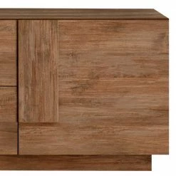 181x63x44 TV Kommode In Holzoptik - Basento -Lana Sales 181x63x44 tv kommode in holzoptik mit zwei schubladen tuer basento 04