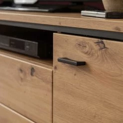 183x60x50 TV Unterschrank In Eiche Holzoptik - Nikdus -Lana Sales 183x60x50 tv unterschrank in eiche holzoptik und anthrazit nikdus 05