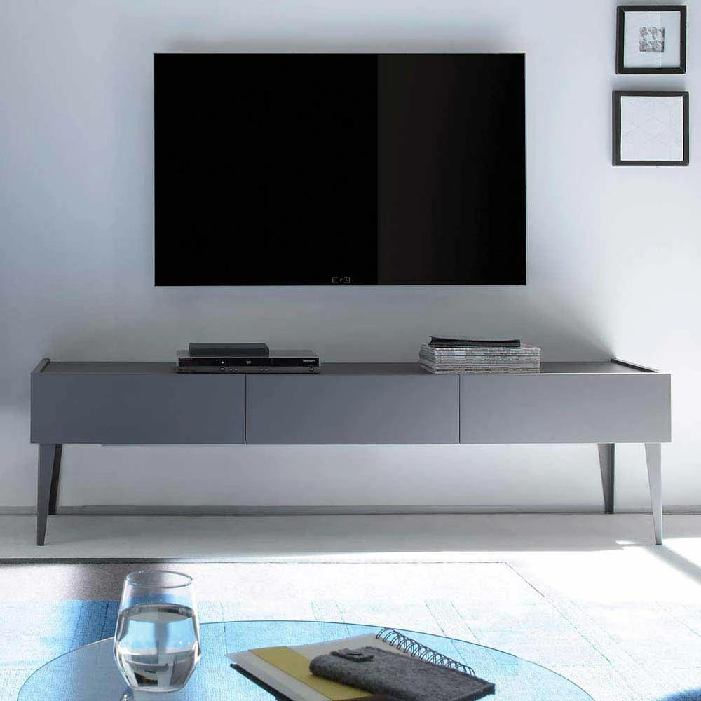 184 Cm Breites TV Board In Anthrazit - Zialko 4 184 Cm Breites TV Board In Anthrazit - Zialko – Bild 2