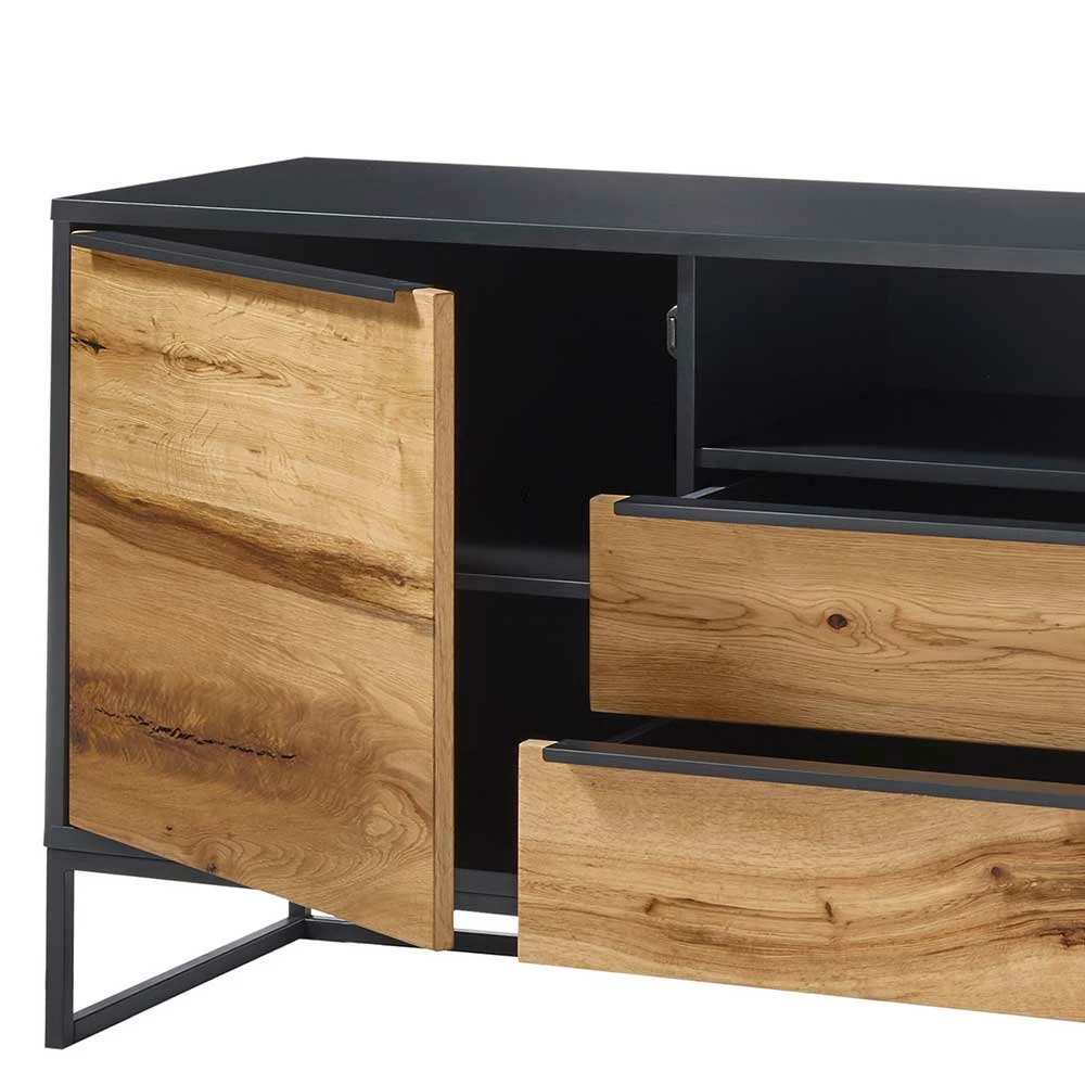 184x69x40 Industrial Sideboard In Wildeiche - Rajesvan 7 184x69x40 Industrial Sideboard In Wildeiche - Rajesvan – Bild 5