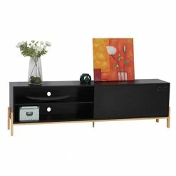 185x54x34 Moderner TV Unterschrank Mit Schiebetür - Penanza