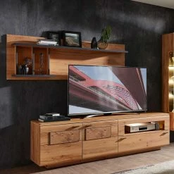 190x59x47 TV Lowboard In Holzoptik Kernbuche - Montat -Lana Sales 190x59x47 tv lowboard in holzoptik kernbuche 2 tuerig schublade fach montat 02