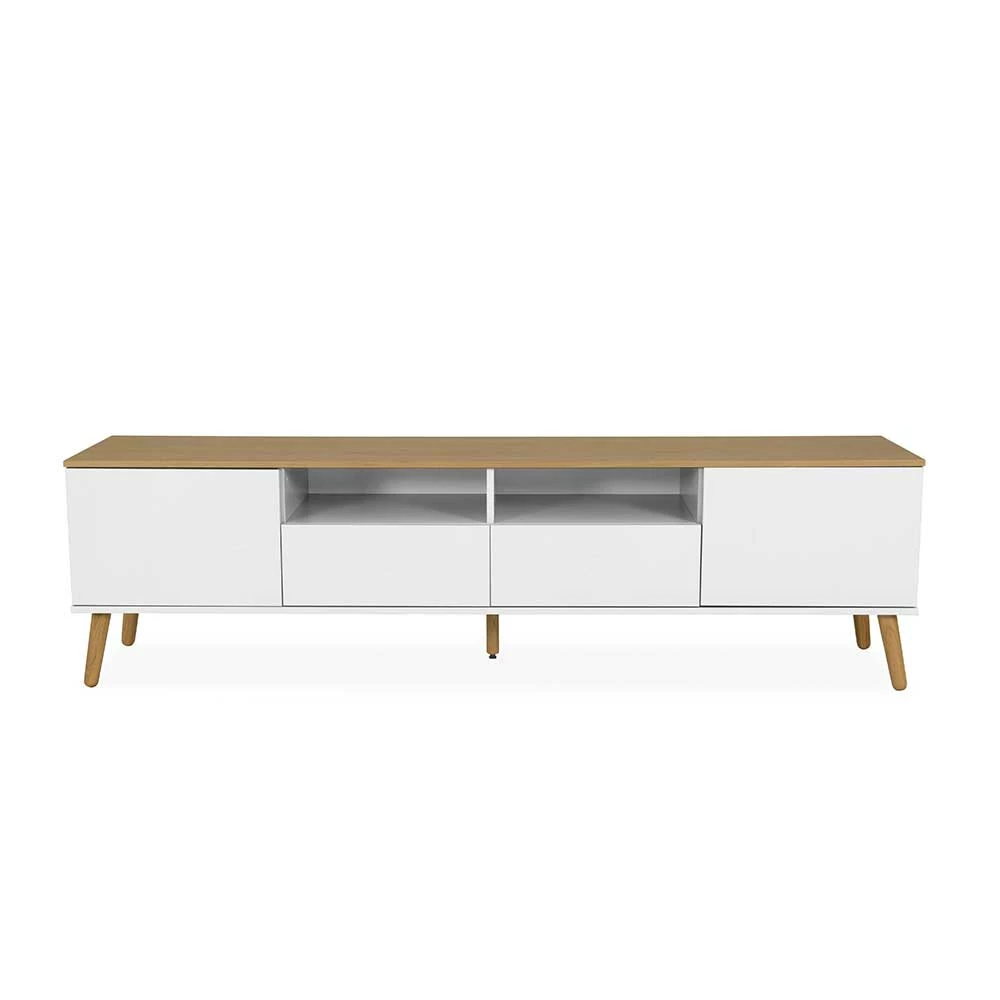 192 Cm Breites TV Lowboard Im Skandi Stil - Vudian 4 192 Cm Breites TV Lowboard Im Skandi Stil - Vudian – Bild 2