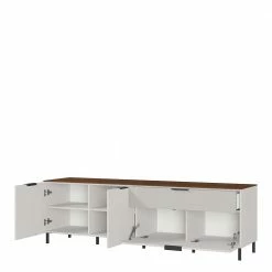 192x59x47 TV Board Mit 2 Türen & Klappe - Anlogian 11 192x59x47 TV Board Mit 2 Türen & Klappe - Anlogian -Lana Sales 192x59x47 tv board mit 2 tueren klappe schublade anlogian 03