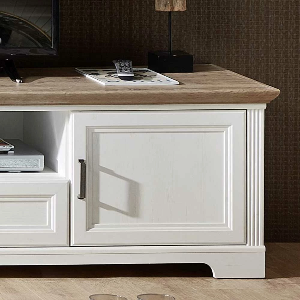 193x54x51 TV Kommode Im Landhaus Stil - Sinolita 5 193x54x51 TV Kommode Im Landhaus Stil - Sinolita – Bild 3