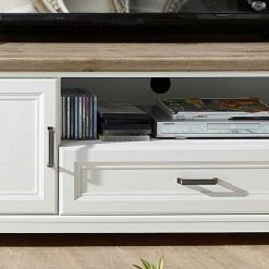 193x54x51 TV Kommode Im Landhaus Stil - Sinolita 10 193x54x51 TV Kommode Im Landhaus Stil - Sinolita -Lana Sales 193x54x51 tv kommode im landhaus stil in weiss eiche sinolita 03