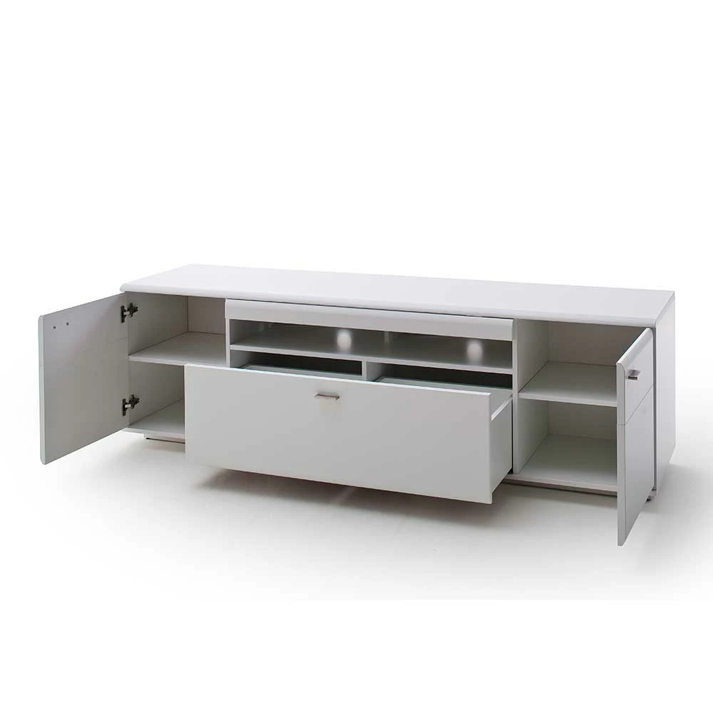195x60x51 Cm TV Board Unterschrank In Weiß - Hazime 5 195x60x51 Cm TV Board Unterschrank In Weiß - Hazime – Bild 3